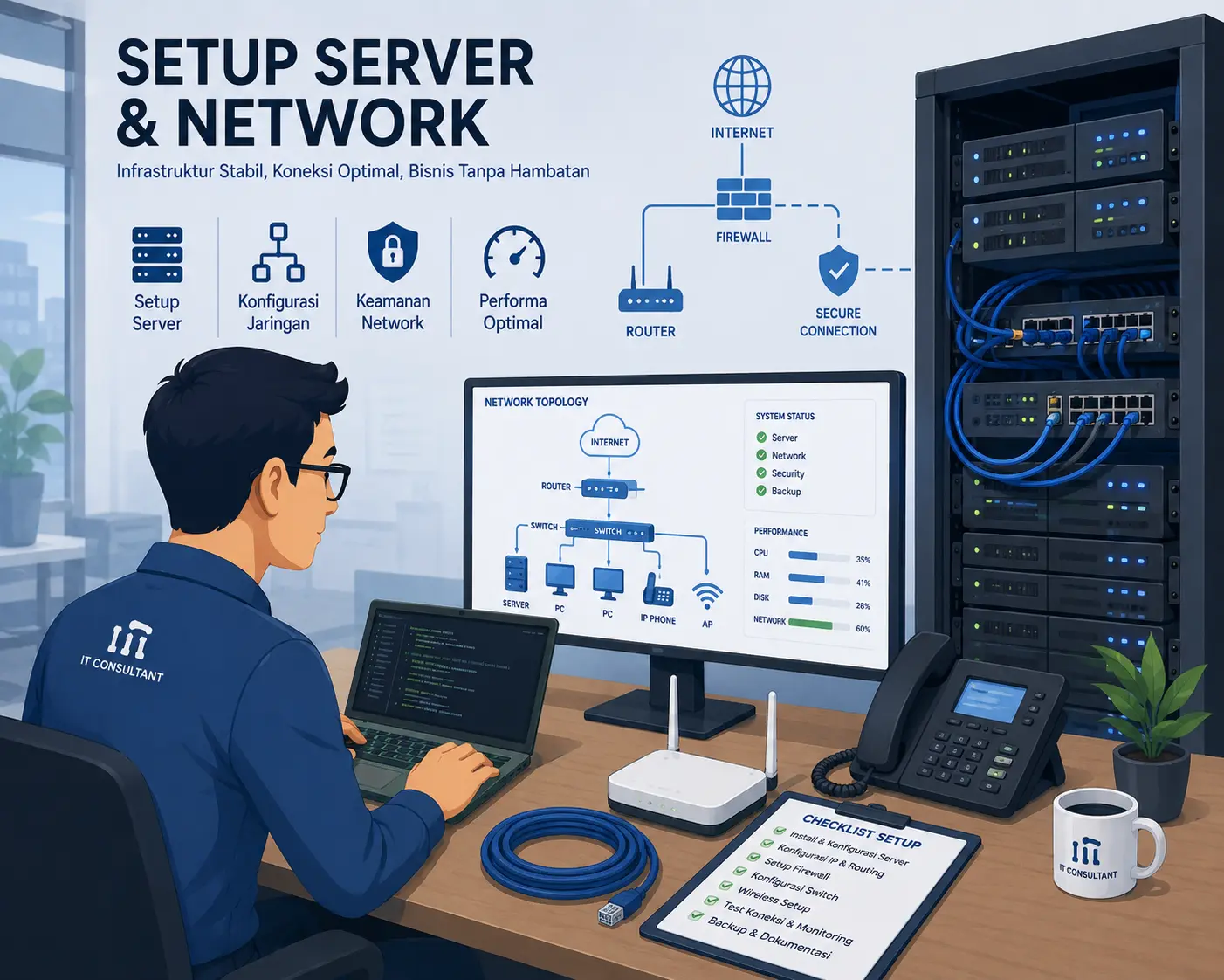 Setup Server & Network